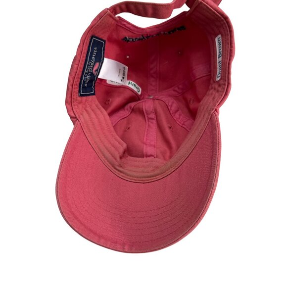 Vineyard Vines Hat Whale Logo Baseball Cap Adjustable Strap Cotton - Picture 5 of 7